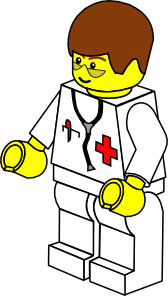 Lego man first aid